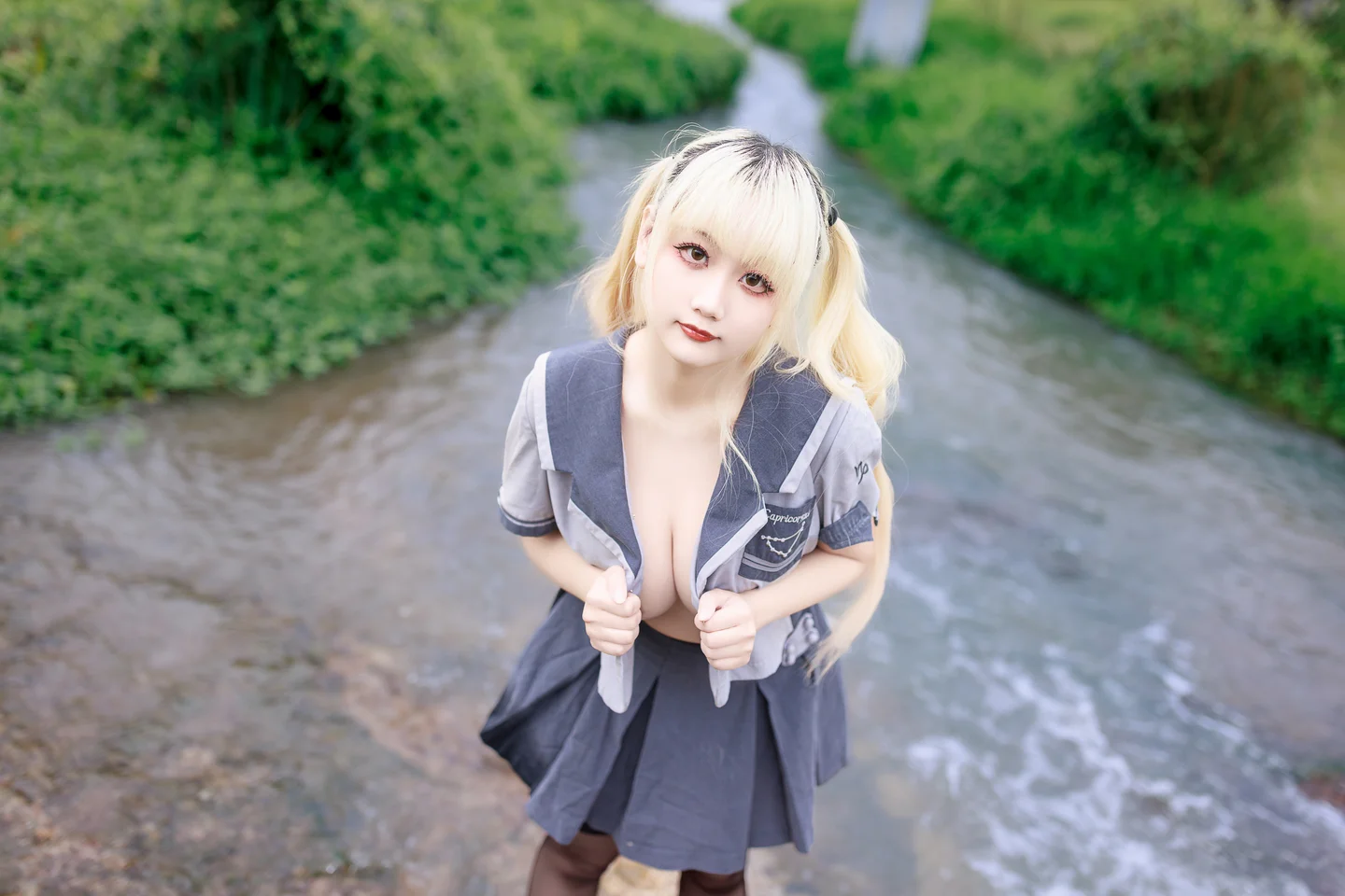 阿雪雪 - No.024 湿地JK [78P-1.77GB] tg@simisebaisi 【丝足阁】033.webp